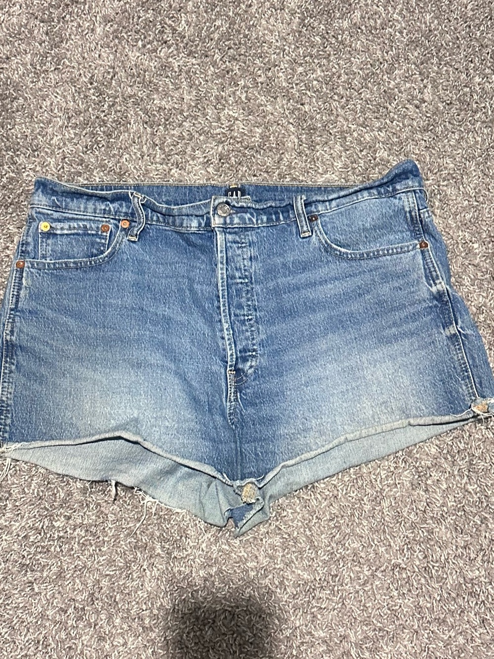 GAP Light Blue Denim Cutoff Shorts